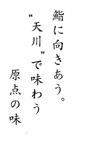 鮨に向きあう